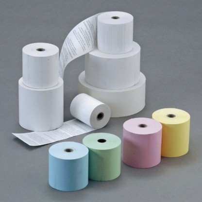 lot de 100 - Bobine Papier Thermique, 80 x 80 x 12 mm , Lot de 100 rouleaux thermique  80x80x12 pour ticket de caisse - bobines de papier thermiques pour  imprimante de
